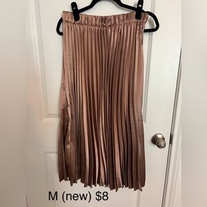 Rose Gold Long Skirt, size M